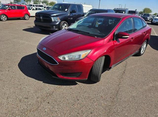 FORD FOCUS SE 2016 red sedan 4d gas 1FADP3F23GL246059 photo #3