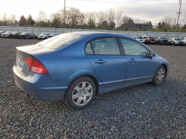 HONDA CIVIC LX 2006 blue sedan 4d gas 1HGFA15576L049853 photo #4