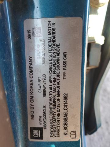 2020 CHEVROLET SPARK LS - KL8CB6SA5LC414662