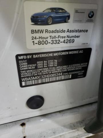 2017 BMW 550 XIGT WBA5M0C32HD085344
