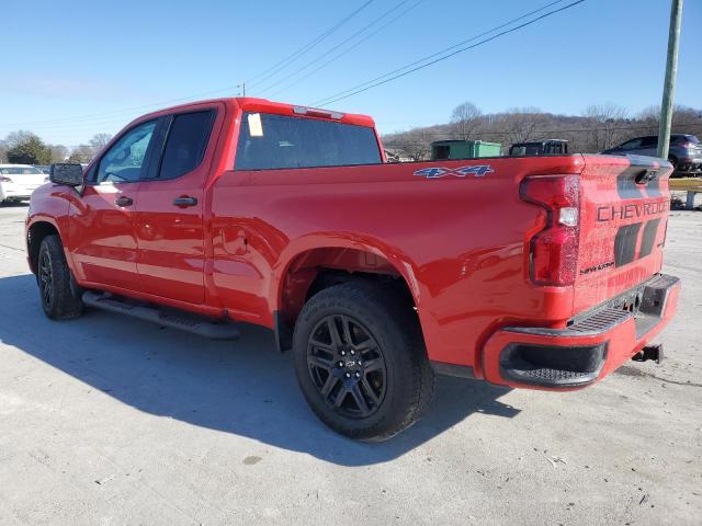 CHEVROLET SILVERADO 2022 red  gas 1GCRDBEK9NZ505166 photo #3