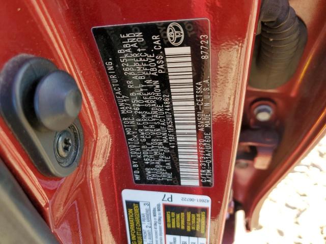 2017 TOYOTA CAMRY LE - 4T1BF1FK5HU744862