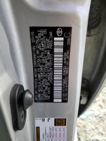 2015 TOYOTA PRIUS - JTDKN3DU7F1977373