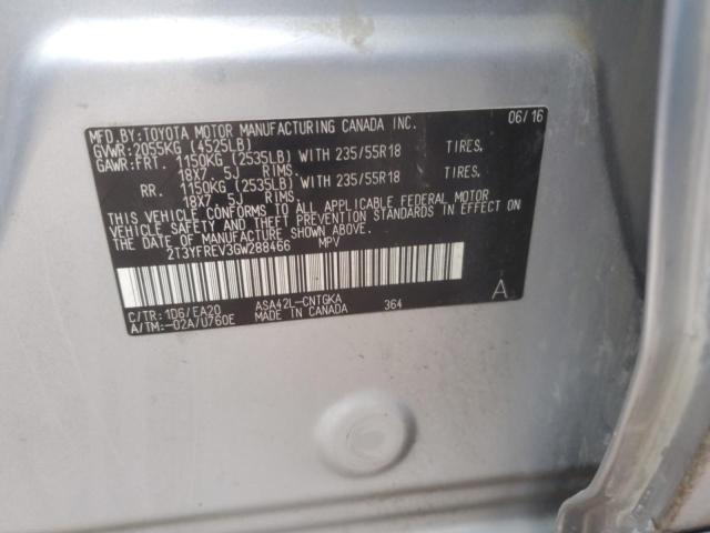 2016 TOYOTA RAV4 LIMIT - 2T3YFREV3GW288466