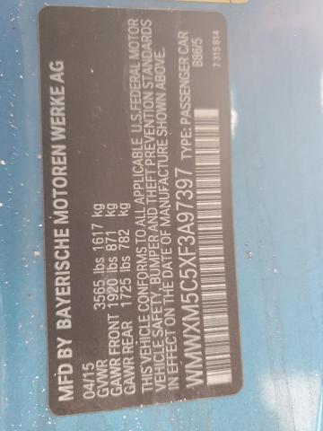 2015 MINI COOPER - WMWXM5C5XF3A97397