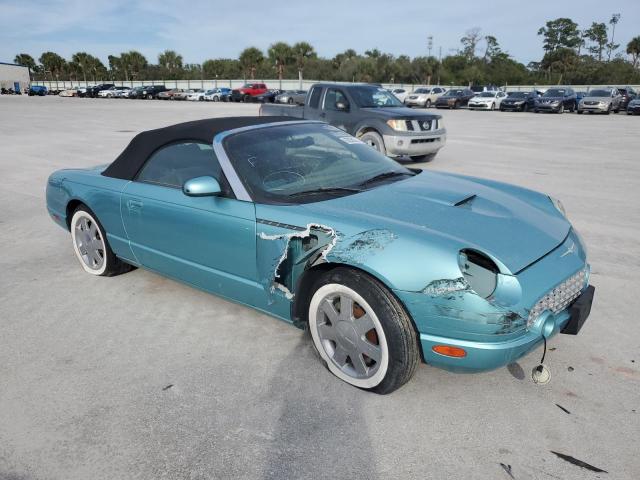 FORD THUNDERBIR 2002 teal converti gas 1FAHP60A92Y105771 photo #1
