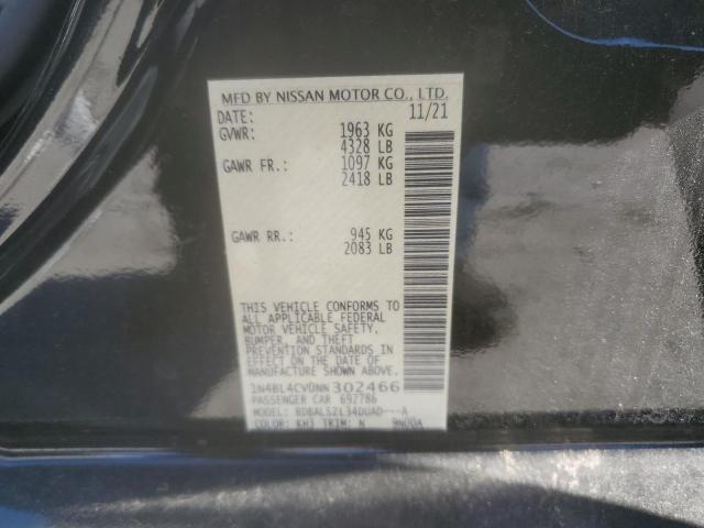 2022 NISSAN ALTIMA SR - 1N4BL4CV0NN302466