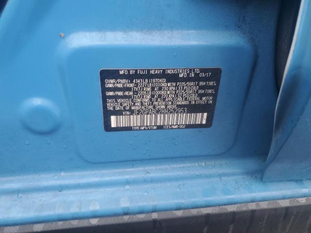 2017 SUBARU CROSSTREK JF2GPABC2HH252953