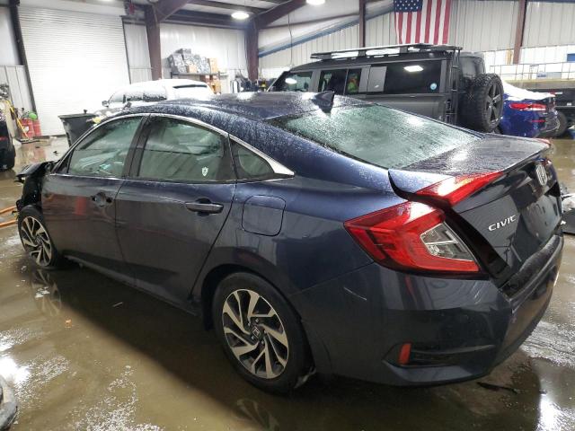 HONDA CIVIC EX 2017 blue  gas 19XFC2F71HE213883 photo #3