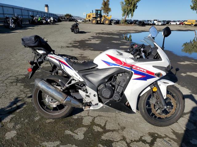 HONDA CBR500 R 2013 white racer gas MLHPC4412D5003519 photo #1