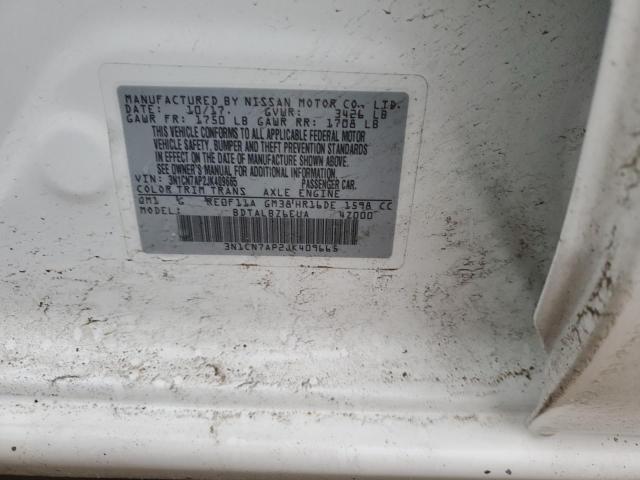 2018 NISSAN VERSA S - 3N1CN7AP2JK409665