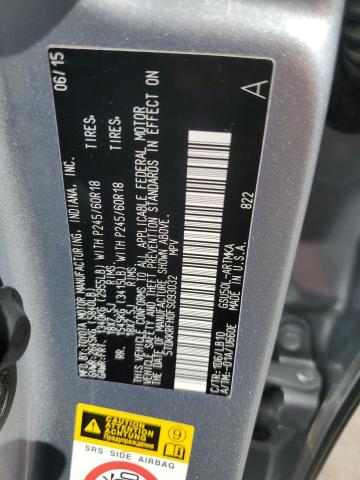 2015 TOYOTA HIGHLANDER 5TDKKRFH0FS093032