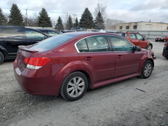 SUBARU LEGACY 2.5 2012 red  gas 4S3BMBC60C3014816 photo #4