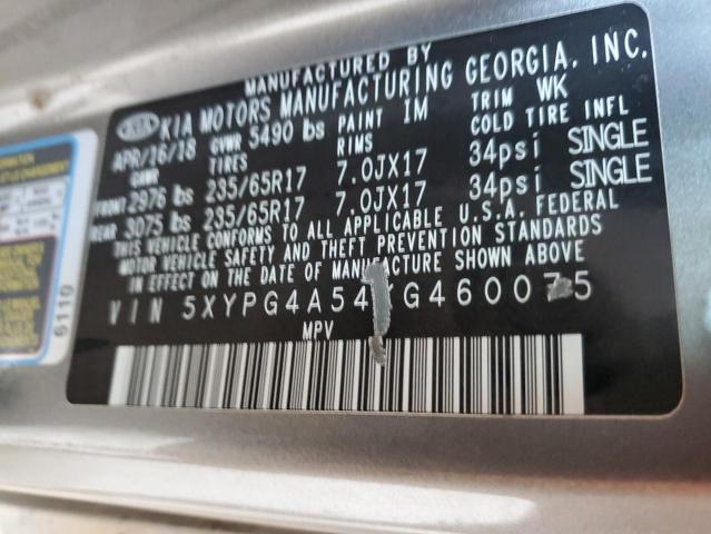 2019 KIA SORENTO LX - 5XYPG4A54KG460075