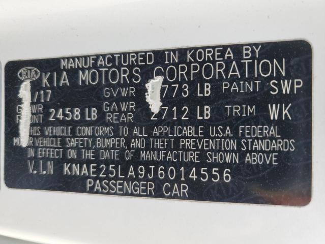 2018 KIA STINGER PR KNAE25LA9J6014556