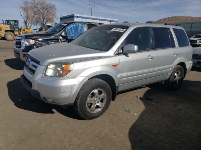 HONDA PILOT EX 2006 silver  gas 5FNYF28426B045584 photo #1