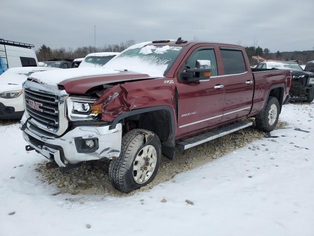 GMC SIERRA K25 2015 burgundy crew pic diesel 1GT12ZE82FF615897 photo #1