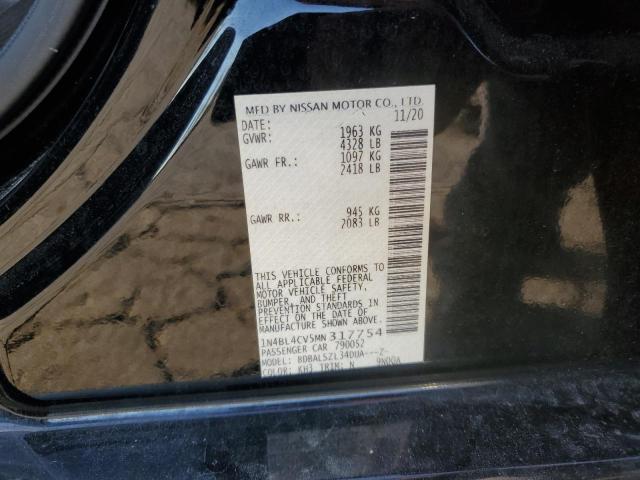 2021 NISSAN ALTIMA SR - 1N4BL4CV5MN317754