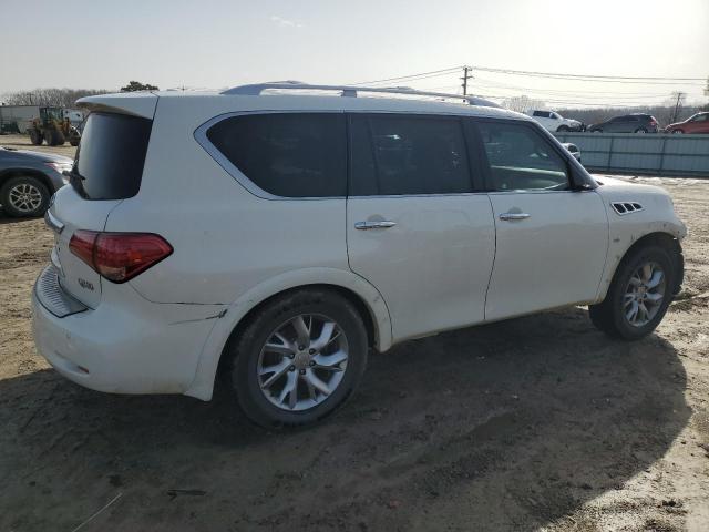 INFINITI QX80 2014 white 4dr spor gas JN8AZ2NE7E9067972 photo #4