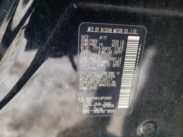 2018 NISSAN ARMADA PLATINUM JN8AY2NE6J9730882