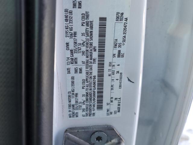 2015 FORD ESCAPE SE - 1FMCU9G99FUA96766