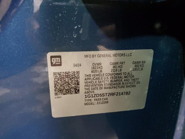 2024 CHEVROLET MALIBU LT 1G1ZD5ST2RF214782