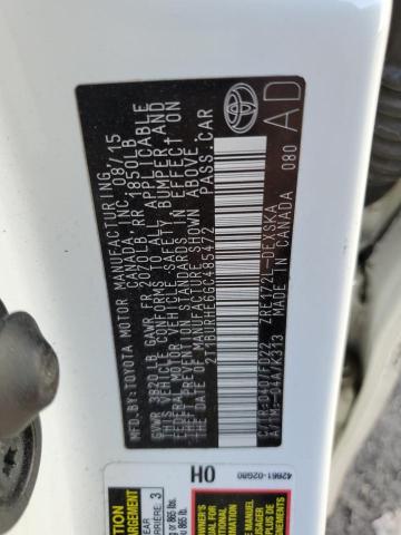 2016 TOYOTA COROLLA L - 2T1BURHE6GC485472