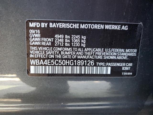 2017 BMW 440XI GRAN - WBA4E5C50HG189126