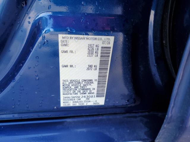 2016 NISSAN ALTIMA 2.5 - 1N4AL3AP2GC263081