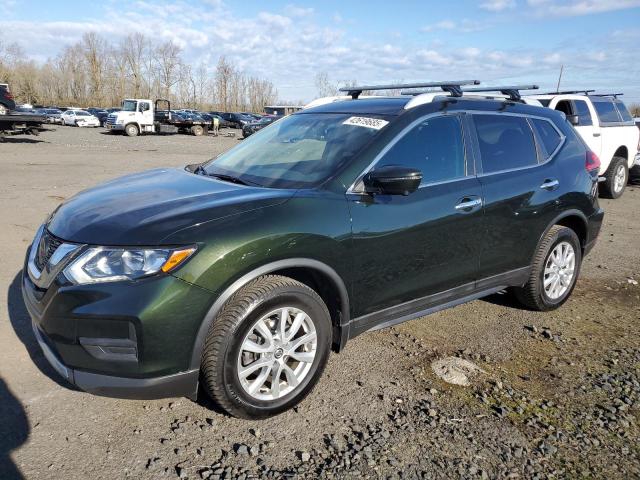 NISSAN ROGUE S 2018 green  gas 5N1AT2MV1JC737538 photo #1