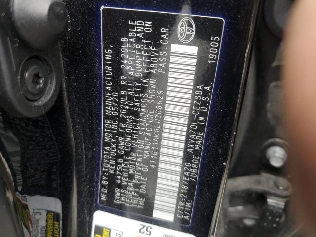 2020 TOYOTA CAMRY SE - 4T1G11AK8LU368629
