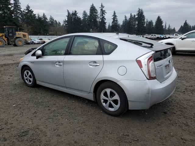 TOYOTA PRIUS 2014 silver hatchbac hybrid engine JTDKN3DU2E1793750 photo #3