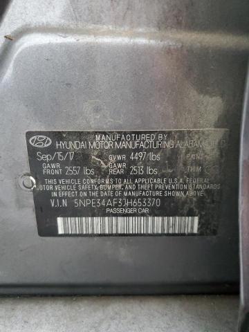 2018 HYUNDAI SONATA SPO - 5NPE34AF3JH653370