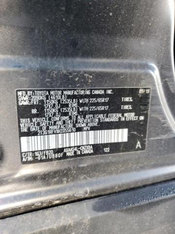2019 TOYOTA RAV4 LE - 2T3G1RFVXKC055610