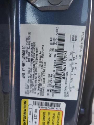 2018 FORD FUSION S - 3FA6P0G79JR179073