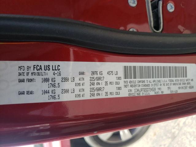 2016 JEEP PATRIOT LA - 1C4NJRFB2GD724520