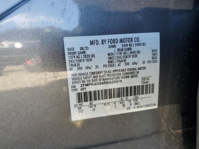 2024 FORD EDGE SE - 2FMPK4G94RBA26919