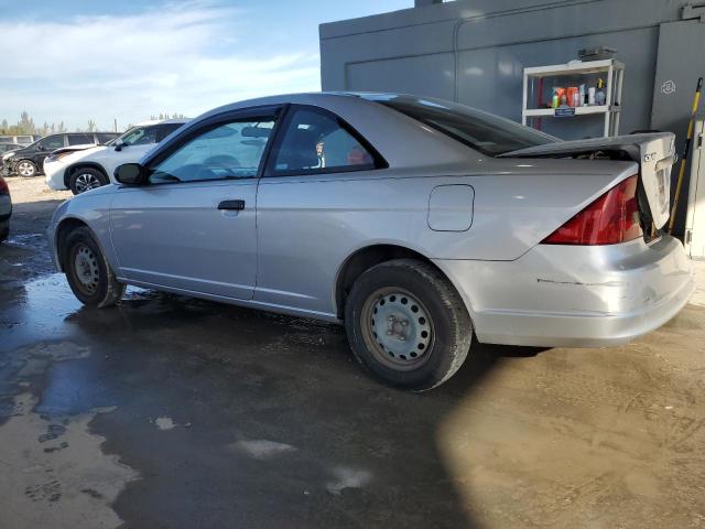 HONDA CIVIC DX 2001 silver  gas 1HGEM22291L031415 photo #3