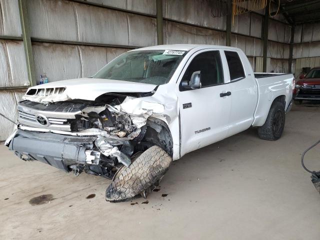 TOYOTA TUNDRA DOU 2015 white  gas 5TFRY5F1XFX191875 photo #1
