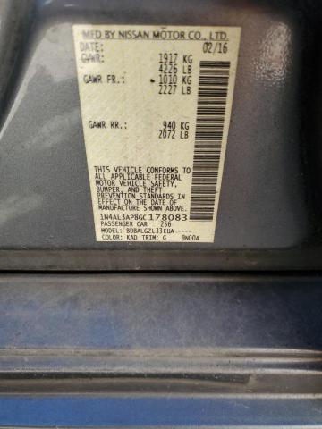 2016 NISSAN ALTIMA 2.5 - 1N4AL3AP8GC178083
