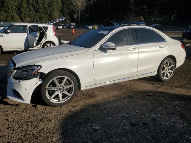 MERCEDES-BENZ C 300 4MAT 2015 white sedan 4d gas 55SWF4KB8FU041581 photo #1