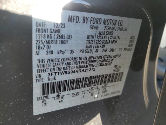 2024 FORD MAVERICK L 3FTTW8S94RRA21212