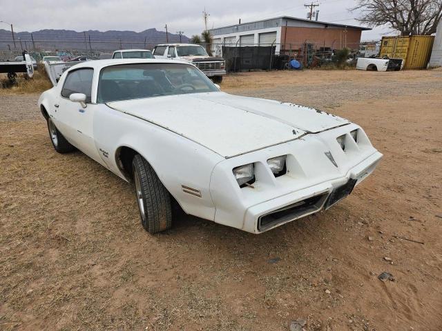 PONTIAC FIREBIRD E 1981 white coupe gas 1G2AT87A8BL110096 photo #1