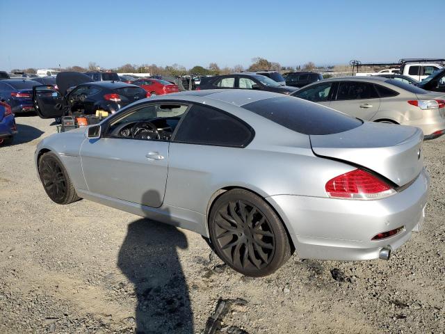 BMW 645 CI AUT 2005 silver  gas WBAEH73455B193325 photo #3