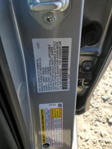 2022 HONDA CIVIC 19XFL1H73NE005202