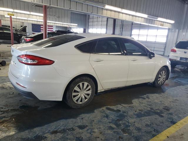 FORD FUSION S 2019 white  gas 3FA6P0G73KR126919 photo #4