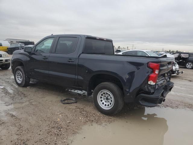 CHEVROLET SILVERADO 2022 black  gas 1GCPAAEK6NZ529421 photo #3