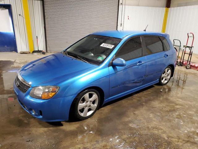 KIA SPECTRA5 5 2008 blue  gas KNAFE162685016113 photo #1