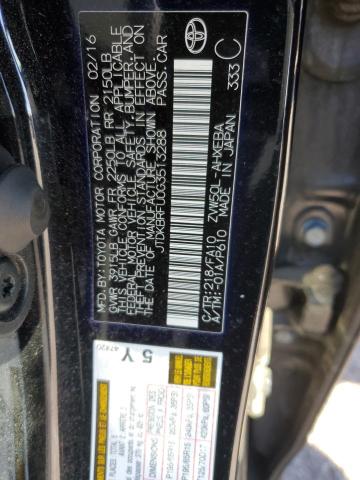 2016 TOYOTA PRIUS - JTDKBRFU0G3513288