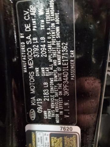 2020 KIA FORTE GT L - 3KPF34AD1LE171362
